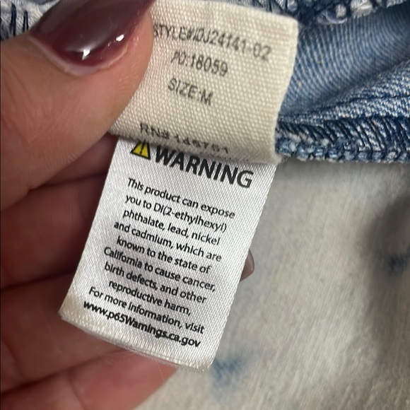 Denim Star-Patterned Jean Jacket - Picture 4 of 5